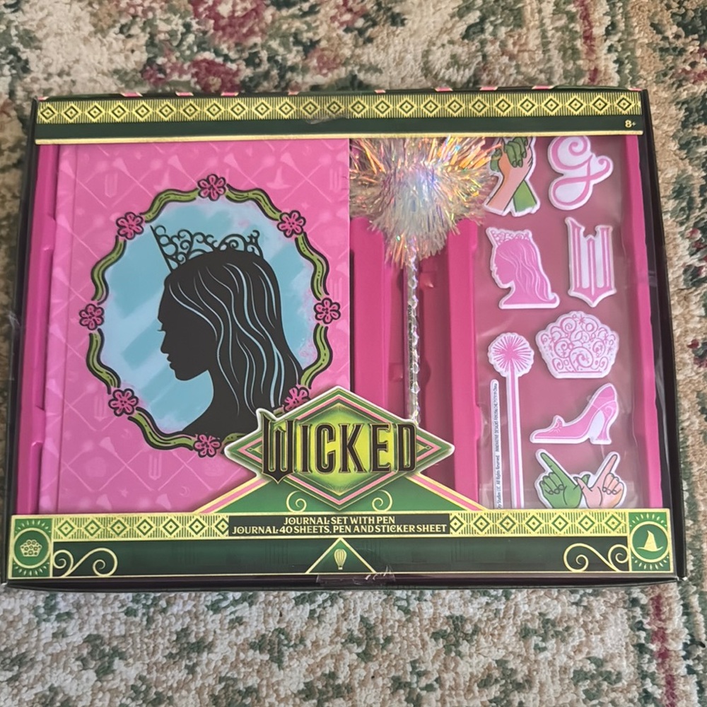 Wicked Journal Set with Pen and Stickers